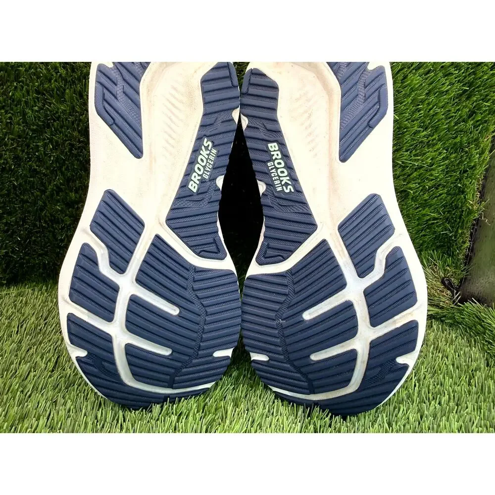 Brooks Glycerin 23 1204651D453 Athletic Shoes Women's 6.5D Blue Knit Gym Jogging